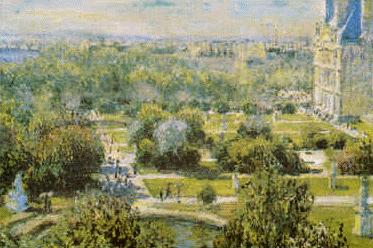 Claude Monet View of Tuileries Gardens, Paris China oil painting art